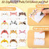 Yinder 24 Pads Cute Cartoon Sticky Notes, Kawaii Fun Notepads for Office Home Kids Students Roommates
