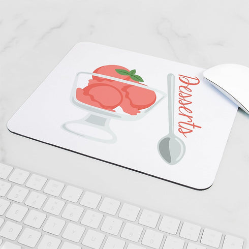 CafePress Sorbet Desserts Non-Slip Gaming Mousepad