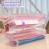 Pencil Box, Large Capacity Plastic Pencil Case for Kids, Girls, Boys, Adults, Hard Crayon Box Storage