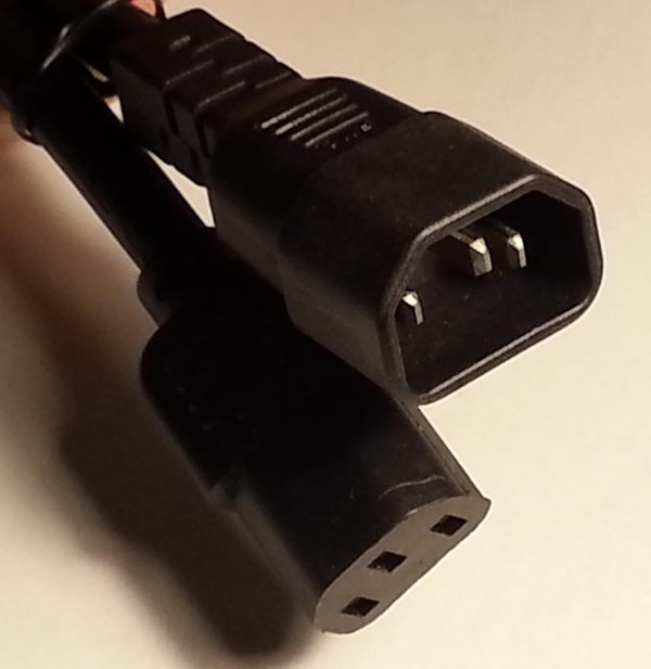 PC Accessories - 6' Universal Power Extension Cord 14 AWG Heavy Duty - 15A
