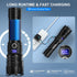 99,000 taoquwe Flashlights High Lumens LED Rechargeable, Lumen Super Bright Flashlight High Power USB Flash