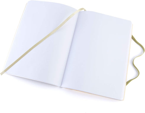Pentalic 6" x 8" Pocket Sketchbook Traveler Journal, 160 Pages, Metallic Gold