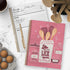 Softcover Lick The Spoon Recipe Spiral Notebook, 8.5"x11", 120 Recipe Pages, Durable Gloss Cover