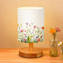 VIHOSE Wild Flower Kids Table Lamp for Bedroom Kids Bedside Lamp with