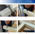 Right Angle Chisel, Squaring Corner Chisel ChromeSteel TPR Handle, Timber Framing Corner Chisel and Quickly Square Up Rounded Corners for Woodworking Slotting Cutting