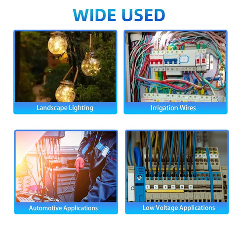 40PCS Waterproof Outdoor Wire Electrical Connectors, Sealant Twist Nuts Caps for Wet Location Installation