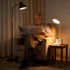 360 Dimmable 12 LED Desk Lamp for Home Office, Rotating Gooseneck Small Table Lamp with USB Charging Port, Eye-Care