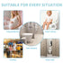 Caxlis 20 Pack Toilet Seat Covers Disposable, Waterproof, Ideal for Kids and Adults, Extra Large, Individually Wrapped