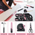58 Set, Toolbox MARTCOLOR Piece Household Tool General Household Hand Tool Kit with Plastic Storage Case, All Purpose