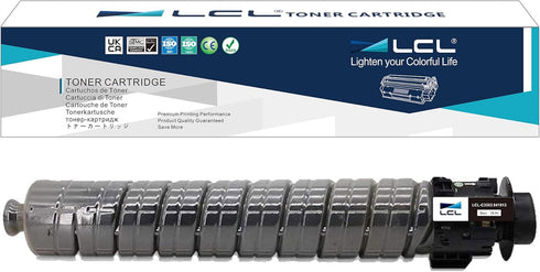 LCL Compatible Toner Cartridge Replacement for Ricoh 841813 MP C3003 C3503 C3004 C3504 Lanier Savin (1-Pack Black)