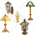 PATIKIL 29.5 72mm 1 Set x Lamp Finials Caps Knob, Solid Brass Lamp Shade Top Decoration Screw Cap Nuts with Brass