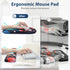 EYROZILL 3 1 Set(Flower) in Ergonomic Mouse Pad and Keyboard Wrist Rest, Cute Mouse Pad with Wrist Support Massage