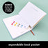 PAPERAGE Softcover Lined Journal Notebook (Navy), 176 Pages, Small 5.6 x 7.9 inches, College Ruled, 100 GSM
