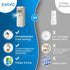 SVAVO Automatic LCD Fragrance Dispenser, Wall Mount/Free Standing, Programmable Aerosol Spray, Grey