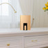 4pcs FOMIYES Iron Book Ends for Desk Book Organizer for Home and Office and Shelves