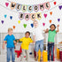Mixweer 61 Pcs Welcome Back Banner, Boho Bulletin Board Set for Classroom Borders and First Day of School Decor