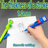 Boxing Pen Robot - 2PCS with Punching Arm and Crisp Button Sound, Funny Novelty Pen, Blue/Green Colors, 1.0mm