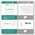 CLEVER CLEAN Magnetic Dry Erase Chore Chart, 8.5"x12" Behavior Responsibility Board for Kids, 6 Extra Fine Point Markers