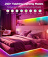 23ft 75-100 inch,RGB TV LED Backlight, TV LED Lights for TV Backlight Behind,USB Strip Lights Behind TV, Color Changing