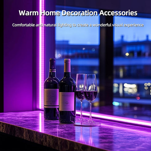 5V Dimmable 320LEDs/m (3.28FT/1M) Short LED Strip Lights Purple USB Not Flexible COB LED Rope Lights Purple Super