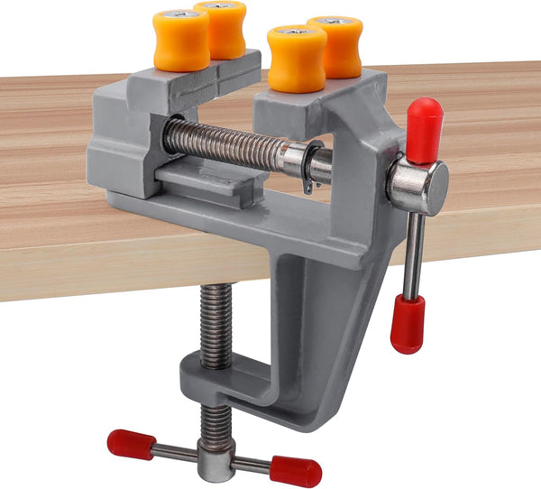 Yakamoz Mini Bench Vise Small Table Vice Clamp on Vise Drill Press