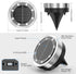 BANBANJO 8 Pack Solar Ground Lights Outdoor, Solar Lights Outdoor Waterproof, Mini Flat Solar-Powered Garden Light