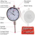 Dial Indicator with Magnetic Base Holder, Precision Inspection Set, 0-1.0" Tester Gage, 0.001" Precision Dial Test