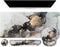 iCasso Desk Mat, Gaming Mouse Pad Wrist Support Set,4in1 XXL Large Mousepad +