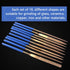 ATOPLEE Mini Diamond Needle File Set - 10pcs 3x140mm Titanium Coated Files for Metal Glass Wood