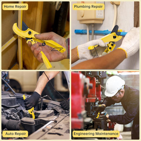 THINKWORK Plastic Pipe Cutter, 0-35mm for PEX, PVC, PPR Hoses, Sharp Copper Pipe Cutter for Tubes