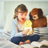 13272 Globe Electric Terry Triceratops Multicolor Changing Integrated LED Rechargeable Silicone Night Light Lamp, White