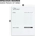 Dry Erase Chore Chart for Kids, Set of 3 (11x14 Inch) Magnetic Responsibility Chart with 3 Dry Erase Markers