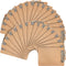 Mini Clipboards, 32 Pack 6" x 9" Small Clipboards, Wooden Mini Clipboards with Low Profile Clip, Hanging Loop