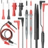 Electrical Multimeter Test Leads Set with Alligator Clips, Test Hook, Probes, Professional Kit 1000V 10A