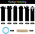 CY2SIDE 60PCS Religious Scratch Bookmarks, DIY Crosses Rainbow Color Paper Cards Craft Kits for Christian Sunday School
