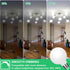 G25 Bulbs 6W 60W, 6 Pack G25 5000k dimmable 450LM, E26 g25 Bulbs Vinaco Milky Frosted Glass led Light Equal No Flicker