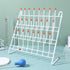 TEHAUX Lab Drying Rack, Laboratory Beaker Drying Holder with 24 Pegs, Vertical Bottle Drying Rack for Lab