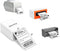 MakerKing 4x6 Thermal Labels, White Mailing Fanfold Postage Direct Thermal Printer Shipping Label