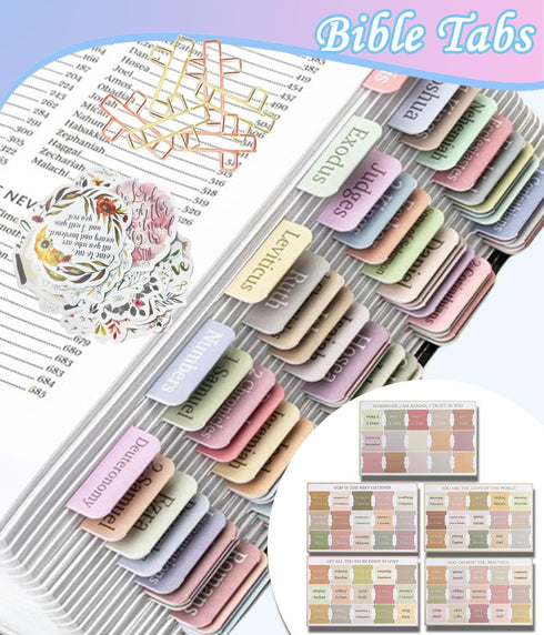 Bible Study Supplies Journaling Kit with Highlighter, Tabs, Notebook, Pen Case, Bible Annotation Kit, Essentials Set