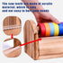 Wood Craft Masking Tape Dispenser for Kids, Multi Roll Tape Holder and Cutter for Gift Wrapping