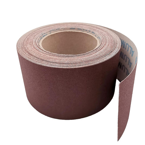 240 Grit Sandpaper Roll, 3 Inch x 49 Feet Emery Cloth Roll for Metalworking, Woodworker, and Plumbing