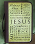 Names of Jesus Bible Cover: Zippered Canvas with Handle, Brown, Large