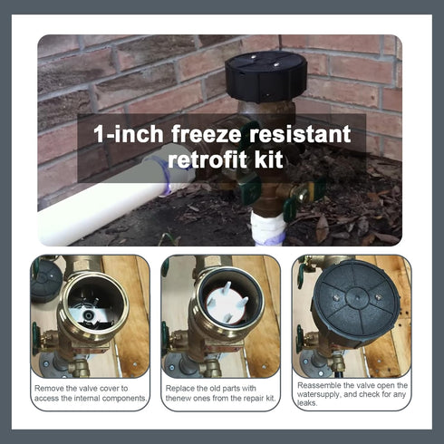 0887718 1 Inch Backflow Convert Kit for WATTS 800M4-QT, 800M4-FR