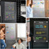 DIYMAG 3Pcs Acrylic Magnetic Dry Erase Calendar for Fridge, Clear Planning Board Set with 6 Highlight Markers, Weekly