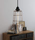 Bronze Long Metal Wire Light Cage Guard for Pendant Lamps - Customizable Design