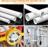 6PCS PVC Thread Maker Tool Kit, Reusable Pipe Threader Plumbing Tool with 1/2 Inch, 3/4 Inch, 1 Inch Dies