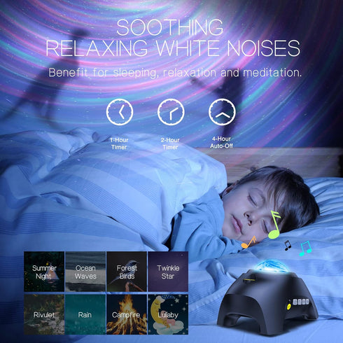 33 Northern Galaxy Light Aurora Projector with Light Effects, Night Lights LED Star Projector for Bedroom Nebula Lamp