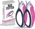 Pink Box Cutter Retractable Utility Knife - Two Pack Heavy Duty Cardboard