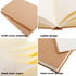 EOOUT 3pcs Blank Notebook, 120 Sheets Hardcover Sketchbook, 100gsm Paper, 5.6 x 8.2in Journal for Drawing, Art,