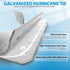20 Pack Hurricane Tie, 18-Gauge Strong Galvanized Joist Hangers, Rafter Tie Brackets for Roofing Trusses and Timber